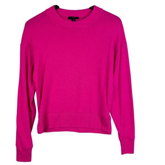 J.Crew Womens Supercozy Mock Neck Sweater Pullover Pink Lyocell Blend - Size XS - Picture 1 of 10